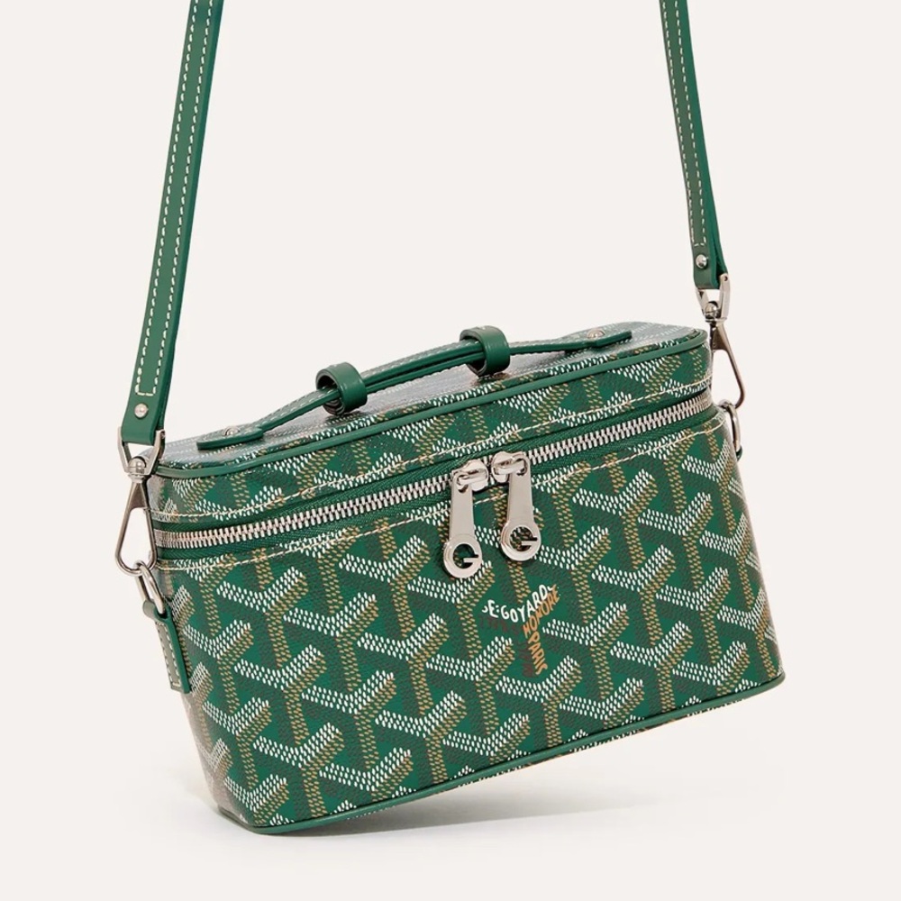 NWT Goyard Muse Mini Vanity Bag - Green - Picture 2 of 3